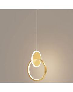 Φωτιστικό Κρεμαστό 20xH100cm Αλουμίνιο Χρυσό Led 15w 3CCT 3000-4000-6500Κ Homelighting Bria Gold 77-50492