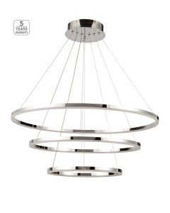 SE LED 80-60-40 OLYMPIC PENDANT CHROME HOMELIGHTING 77-8122