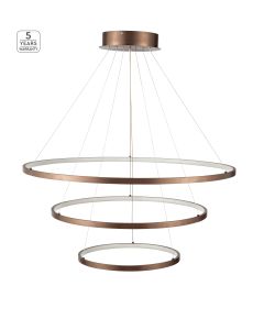 SE LED 80-60-40 MORELLI PENDANT COFFEE BROWN Β5 HOMELIGHTING 77-8131