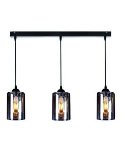 KQ 8877-3 SMOG PENDANT SMOKED GLASSES HOMELIGHTING 77-8201