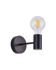 SE21-BL-16 ADEPT BLACK WALL LAMP Γ2 HOMELIGHTING 77-8253
