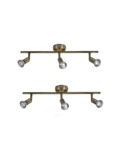 SE 140-BR3 (x2) Saba Packet Bronze adjustable spotlight+ HOMELIGHTING 77-8839