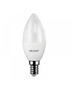InLight E14 LED C37 5,5watt 4000K Φυσικό Λευκό 7.14.05.13.2