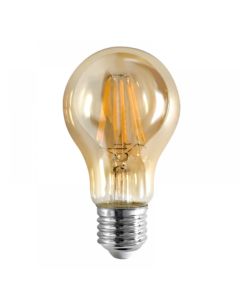 InLight E27 LED Filament A60 8watt Dimmable με μελί κάλυμμα 7.27.08.23.1