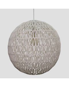 ΦΩΤΙΣΤΙΚΟ ΚΡΕΜΑΣΤΟ ΜΟΝΟΦΩΤΟ Ε27 MAX40W Φ50X50cm ΣΧΟΙΝΙ ΛΕΥΚΟ ARTE ILLUMINA VENTO Eurolamp 144-32003