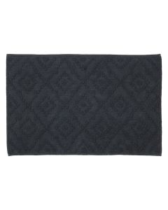 Πατάκι Μπάνιου Βαμβακερό 60x90cm Sealskin Aztec Dark Grey 800095