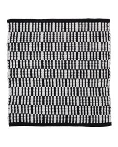 Πατάκι Μπάνιου 25% Cotton 75% Polyester 60x60cm Sealskin Bandra Βlack 800106