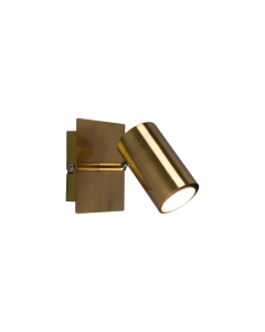 Marley Μονό Σποτ με Ντουί GU10 σε Χρυσό Χρώμα Trio Lighting 802400104