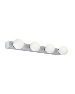 Φωτιστικό Επιτοίχιο Τοίχου Χρωμέ L60cm 4xE27 Eglo Guanal 900518