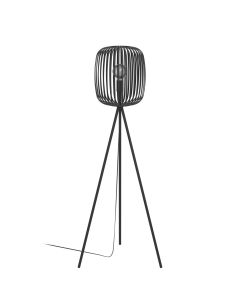 Φωτιστικό Δαπέδου Μαύρο Τρίποδο D63xH140cm 1xE27 Eglo Romazzina 900522