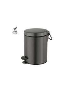 Χαρτοδοχείο 5lt  Χρώμα Graphite Dark Soft Closιng Sanco Waste Bins 90680-122