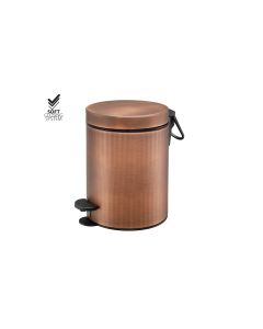 Χαρτοδοχείο 5lt  Χρώμα Old Copper Mat Soft Closιng Sanco Waste Bins 90680-M26