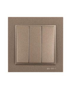 ΔΙΑΚΟΠΤΗΣ ΤΡΙΠΛΟΣ ΑΠΛΟΣ  LIGHT FUME Eurolamp 152-10508