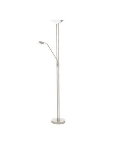 Φωτιστικό Δαπέδου LED 3000K Υ180xΜ25cm Nickel Satine Eglo Baya 93874