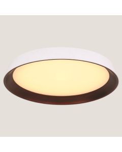 ΠΛΑΦΟΝΙΕΡΑ LED 60W Φ700X90 3000Κ ΛΕΥΚΗ/ΜΠΡΟΝΖΕ MOONLIGHT ARTE ILLUMINA Eurolamp 144-51007