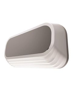 ΑΠΛΙΚΑ ΤΟΙΧΟΥ ΟΒΑΛ LED 12W 240X120X45 3000K IP54 ΓΚΡΙ PRO ARTE ILLUMINA Eurolamp 145-20209