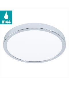 Πλαφονιέρα Χρώμιο 28,5cm IP44 LED 20w 3000K 2400lm Eglo Fueva-5 99266