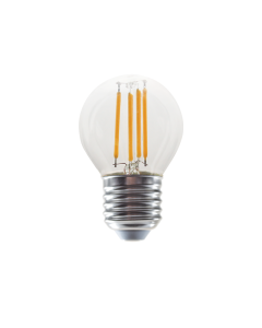 LED FILAMENT E27 G45 4W 4000K 230V AC 490LM RA80 ACA ALIN4NW