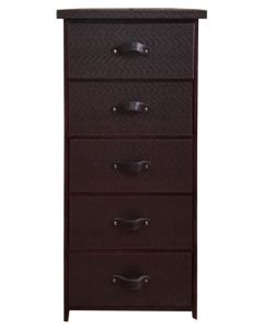 Έπιπλο Δερμάτινο 45x38x95cm 5 Συρτάρια Etoile BB-584
