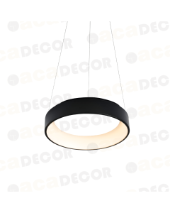 ΚΡΕΜΑΣΤΟ Φ/Σ LED 34W 3000K 1700LM ΜΑΥΡΟ ΜΕΤΑΛΛΙΚΟ D45XH120CM APOLLO ACA BR81LEDP45BK