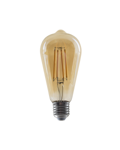 LED FILAMENT E27 STEP-DIM ST64 AMBER 8W 2700K 230V AC 920LM RA80 ACA CONDI8WWAMSD