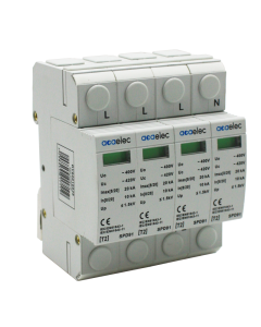 SPD SURGE PROTECTION T2 TYPE 3P+N 20kA ACA DY02010028