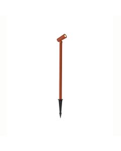 Κολωνάκι Εξ.Χώρου IP65 Καρφωτό, Αλουμίνιο Terracotta  D3,8xH61cm Led 10w 3000K 780lm Sun Light DENSO-TR 