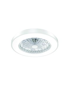 ΑΝΕΜΙΣΤΗΡΑΣ ΟΡΟΦΗΣ ΠΛΑΦΟΝΙΕΡΑ ΛΕΥΚΗ DIMMABLE DC22W Φ50 7 ΔΙΑΦΑΝH ABS ΠΤΕΡΥΓΙΑ ΤΗΛΕΧΕΙΡΙΣΤΗΡΙΟ ACA FANOKWH10G