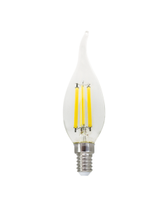 Λαμπτήρας Led Filament E14 C35 Κεράκι Φλόγα  6ς 4000K 230V AC 770lm RA80 ACA FLAM6NWTIP