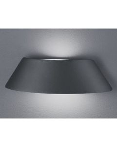 Φωτιστικό Επιτοίχιο Εξ.Χώρου IP44 H6,8x23,6x7,5cm Led 19w 3000K 720lm Χυτό Αλουμίνιο Γραφίτης Sun Light GL15106 