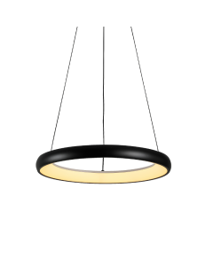 ΚΡΕΜΑΣΤΟ Φ/Σ LED 24W 1900LM CCT  IP20 ΜΑΥΡΟ ΜΕΤΑΛΛΙΚΟ + ΑΚΡΥΛΙΚΟ   ACA HM23LEDP40BKCCT