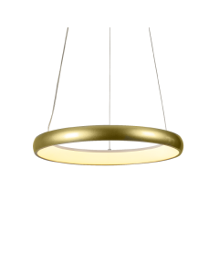 ΚΡΕΜΑΣΤΟ Φ/Σ LED 24W 1900LM CCT IP20 ΧΡΥΣΟ ΜΕΤΑΛΛΙΚΟ + ΑΚΡΥΛΙΚΟ  ACA HM23LEDP40GDCCT