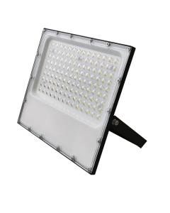 LED SMD BLACK FLOOD LUMINAIRE IP65 150W 6000K 18000Lm 100-277V AC RA80 IK08 5YRS BREATHING VALUE ACA J15040