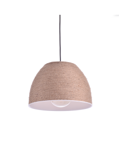 ΚΡΕΜΑΣΤΟ ΦΩΤΙΣΤΙΚΟ 1ΧΕ27 ΣΧΟΙΝΙ Φ33χΗ20cm MALTA ACA KS2112P1BK