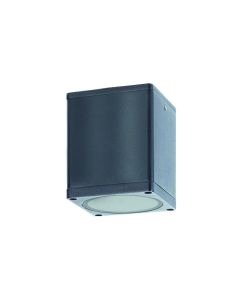 GU10  SQUARE CEILING LUMINAIRE 230V AC DARK GREY IP65 GU10 MAX.35W ACA LG2401GU10G