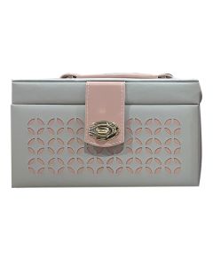 Γυναικεία κοσμηματοθήκη από  δερματίνη με laser cut Etoile LM-098C
