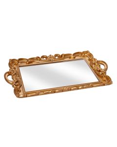 Δίσκος Μεταλλικός με Καθρέπτη 40x25cm Etoile MB-1455A