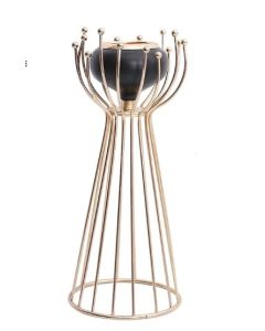 Κηροπήγιο για Ρεσώ 12x28.5cm Χρυσαφί Μέταλλο Etoile MB-947