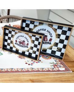 Σετ 2 Ξύλινοι Δίσκοι 40x30x5cm & 34x24x4cm Etoile PT-371A