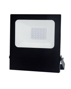 BLACK LED SMD FLOOD LUMINAIRE IP66 30W RGBW 230V ACA Q30RGBW
