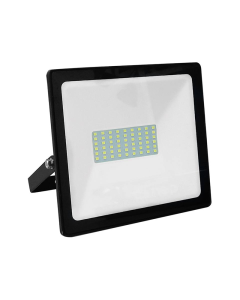 BLACK LED SMD FLOOD LUMINAIRE IP66 50W 4000K 4250Lm 230V RA80 ACA Q5040