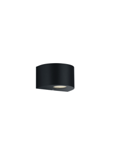 Πλαφονιέρα Επιτοίχια  Στεγανή IP44 Ενσωματωμένο LED SMD 2x2w 3000K 200lm Μαύρο Χρώμα R28232632 Trio Lighting Rosario R28232632