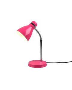 Harvey Φωτιστικό Γραφείου με Εύκαμπτο Βραχίονα σε Ροζ Χρώμα Trio Lighting R50731093