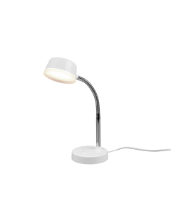 kiko Φωτιστικό Γραφείου LED με Εύκαμπτο Βραχίονα σε Λευκό Χρώμα Trio Lighting R52501101