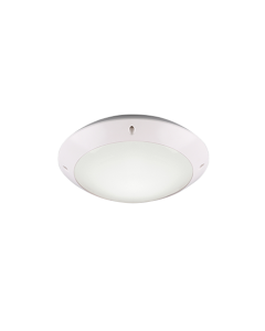 Πλαφονιέρα Οροφής 26xH8cm Εξ.Χώρου IP54  E27 Λευκή Trio Lighting Camaro R60501031