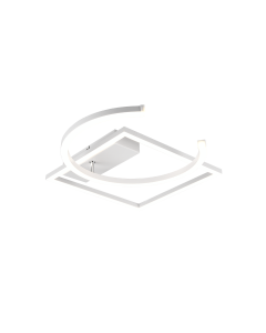 Πλαφονιέρα Οροφής Λευκή Ματ 54x42xH7cm LED 23,5w 4000K 3000lm Trio Lighting Pivot R62162131