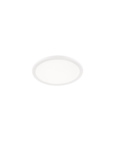 Πλαφονιέρα Οροφής IP44 Μαύρο Ματ 40xH3cm LED 22w 3000K 2700lm Switch Dimmer Trio Lighting Camillus 62922401
