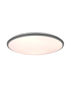 Limbus Κλασική Μεταλλική Πλαφονιέρα Οροφής με Ενσωματωμένο LED σε Γκρι χρώμα 50cm Trio Lighting R67021987