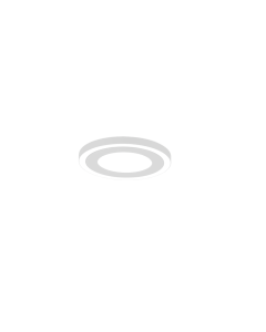 Πλαφονιέρα Οροφής Μοντέρνα Πλαστική 20cm LED 10w 4000K 1350lm Λευκό Trio Lighting Carus R67222031