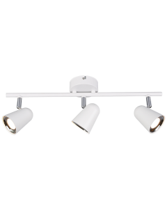 Σποτ Τρίφωτη Ράγα Λευκό Ματ 48cm LED 3x3,5w 3000K 3x400lm Trio Lighting Toulouse R82123131